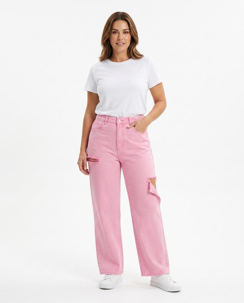 Heidi Outlet - Cosol | Ausgeschnittene Gerade Geschnittene Hose Damen