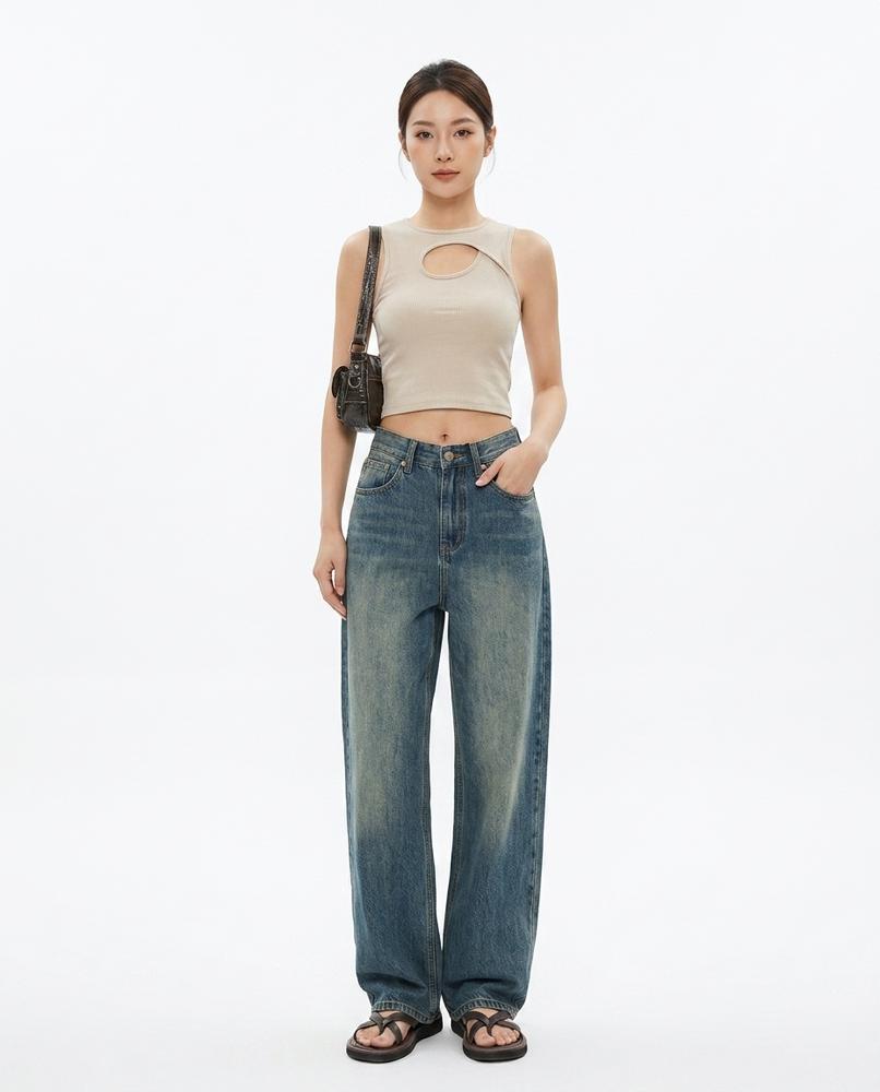 Heidi Outlet - Yovar | Ärmellos Bauchfrei Top Damen