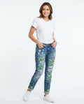 Heidi Outlet - Radar | Geflickte Bedruckte Hose Damen