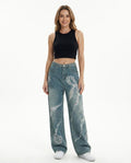 Heidi Outlet - Samir | Verzierte Weite Hose Damen