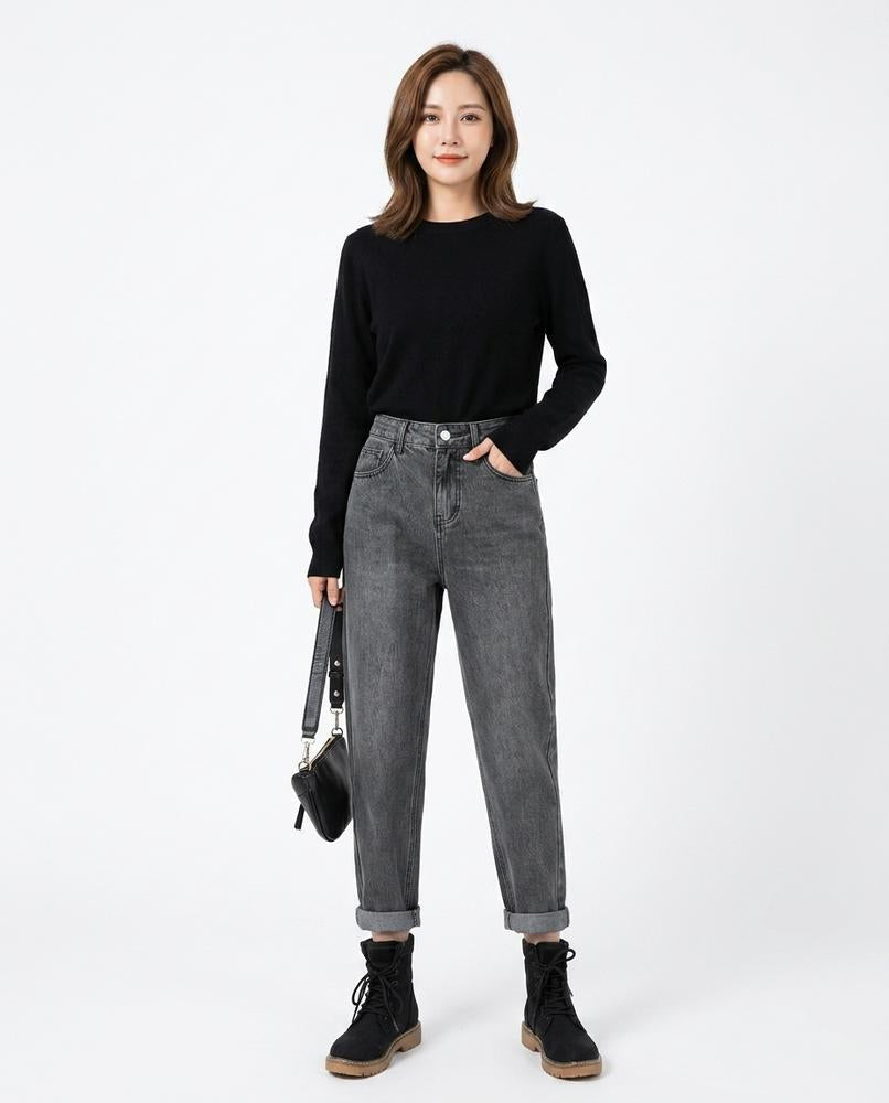Heidi Outlet - Lovar | Gewaschene Baumwoll Hose Damen
