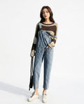 Heidi Outlet - Masol | Knöchellange Denim Hose Damen