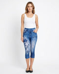 Heidi Outlet - Colen | Enganliegend Bedruckt Hose Damen