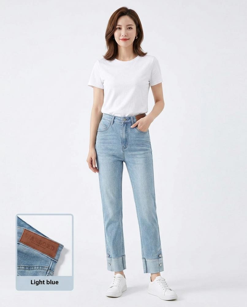Heidi Outlet - Calor | Gerade Geschnittene Geknöpfte Hose Unisex