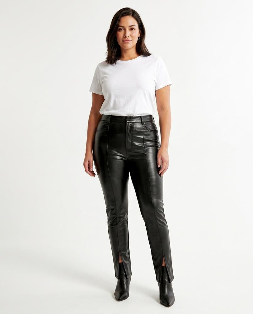 Heidi Outlet - Cover | Glänzend Enganliegend Hose Damen