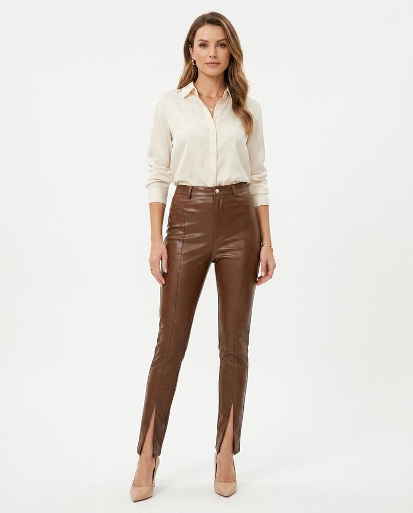 Heidi Outlet - Cover | Glänzend Enganliegend Hose Damen