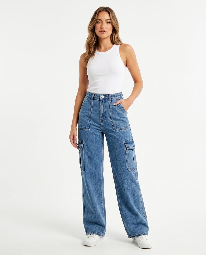 Heidi Outlet - Vitir | Weit Geschnittene Baumwoll Hose Damen
