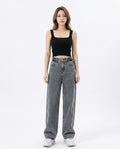 Heidi Outlet - Nosin | Weit Geschnittene Baumwoll Hose Damen