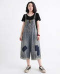 Heidi Outlet - Semor | Weit Geschnittene Gepatchte Hose Damen