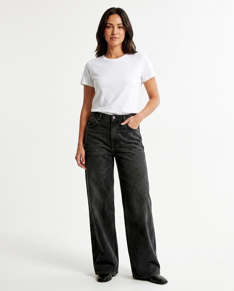 Heidi Outlet - Nomin | Hoch Taillierte Weit Geschnittene Hose Damen