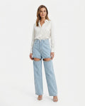 Heidi Outlet - Vihal | Ausgeschnittene Weit Geschnittene Hose Damen