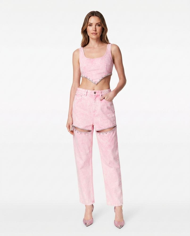 Heidi Outlet - Vihal | Ausgeschnittene Weit Geschnittene Hose Damen
