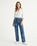 Heidi Outlet - Armer | Gemusterte Ausgestellte Hose Damen