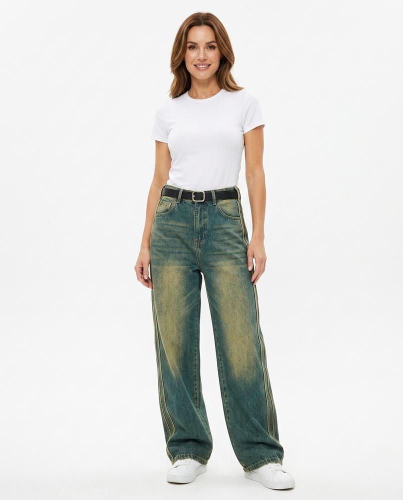Heidi Outlet - Lolom | Weit Geschnittene Verwaschene Hose Unisex