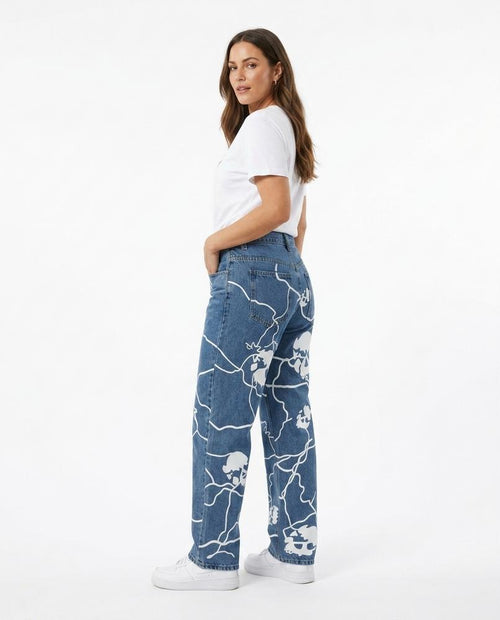 Heidi Outlet - Dahal | Bedruckte Gerade Hose Unisex