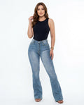 Heidi Outlet - Mavin | Ausgestellte Hochgeschnittene Hose Damen