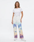Heidi Outlet - Lymir | Bedruckte Gerade Hose Damen