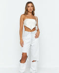 Heidi Outlet - Yodar | Trägerloses Asymmetrisches Top Damen