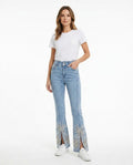 Heidi Outlet - Vaken | Verzierte Ausgestellte Hose Damen