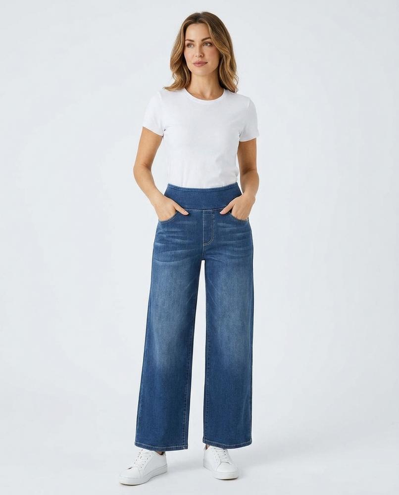 Heidi Outlet - Niser | Weit Geschnittene Elastische Hose Damen