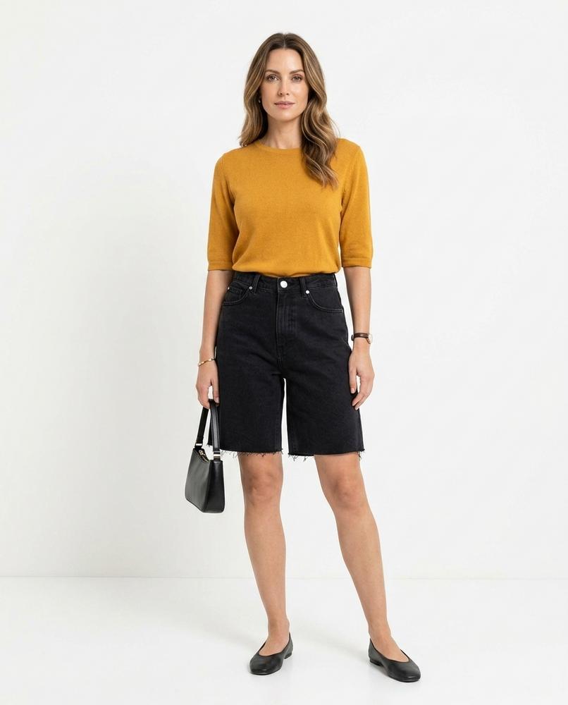 Heidi Outlet - Zelor | Abgeschnittene Denim Shorts Damen