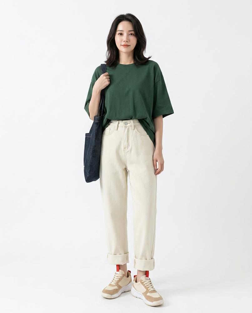 Heidi Outlet - Comir | Gerade Geschnittene Baumwoll Hose Unisex