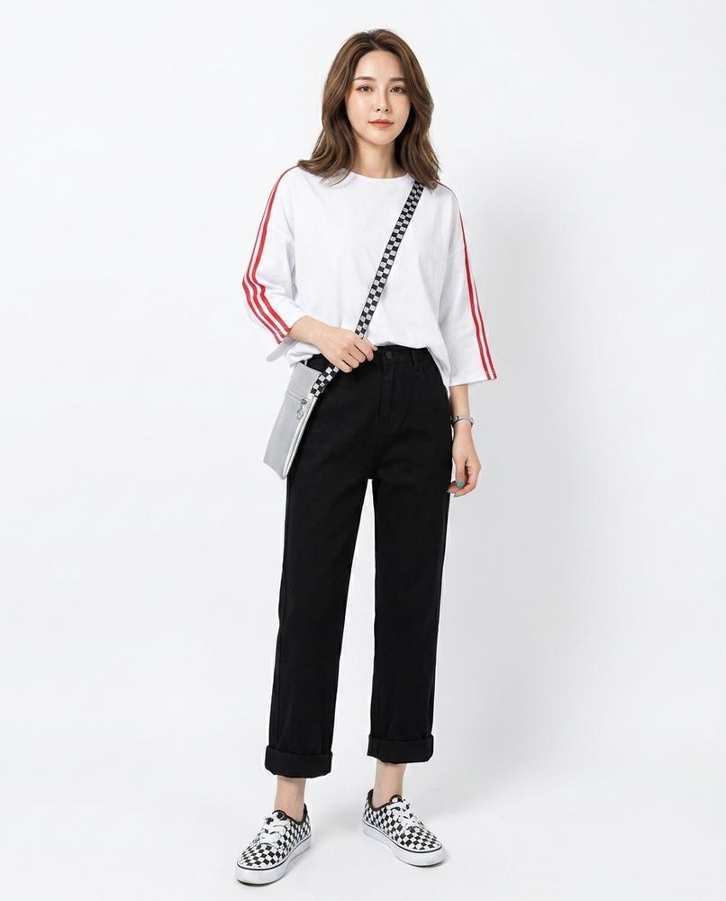Heidi Outlet - Comir | Gerade Geschnittene Baumwoll Hose Unisex