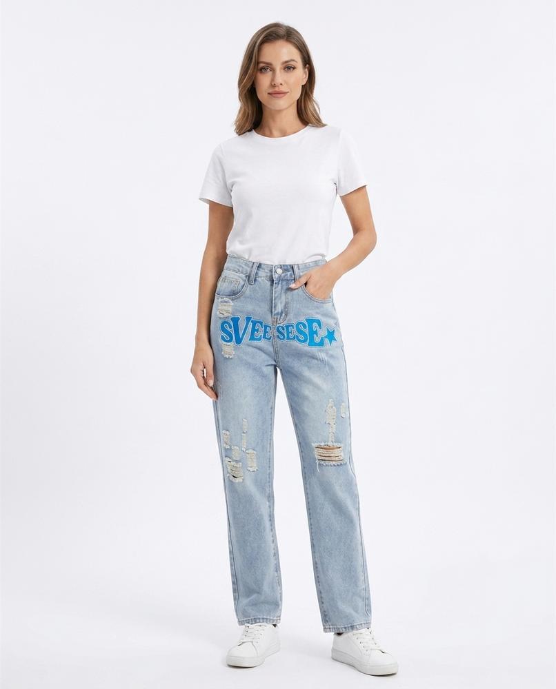 Heidi Outlet - Armin | Bedruckte Baumwoll Hose Unisex