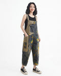 Heidi Outlet - Tisan | Gemusterte Gepatchte Hose Damen