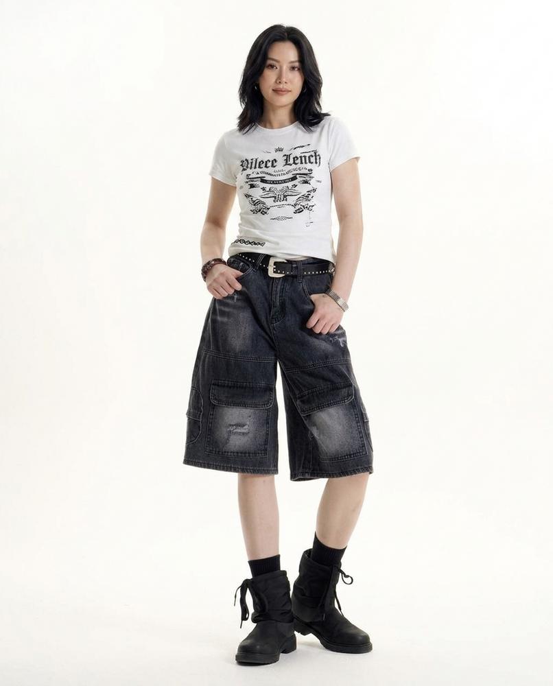 Heidi Outlet - Lator | Weit Geschnittene Gewaschene Hose Unisex