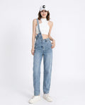 Heidi Outlet - Laron | Hochgeschnittene Denim Hose Damen
