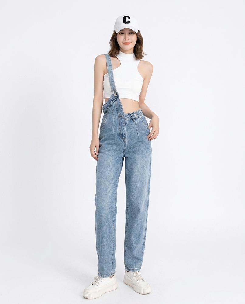Heidi Outlet - Laron | Hochgeschnittene Denim Hose Damen