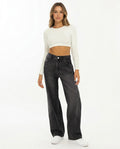 Heidi Outlet - Mitir | Weit Geschnittene Baumwoll Hose Damen