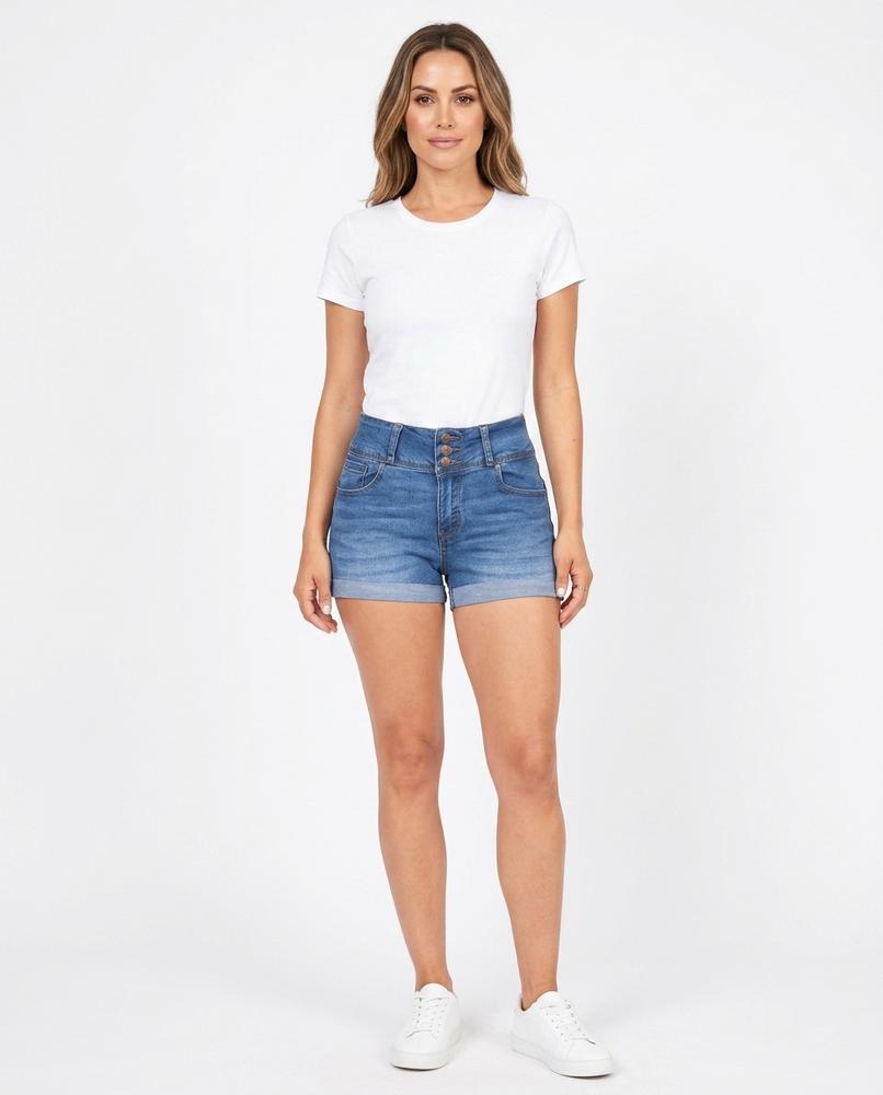 Heidi Outlet - Kevin | Hochgeschnittene Gekrempelte Hose Damen