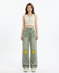 Heidi Outlet - Cavar | Weit Geschnittene Applizierte Hose Unisex
