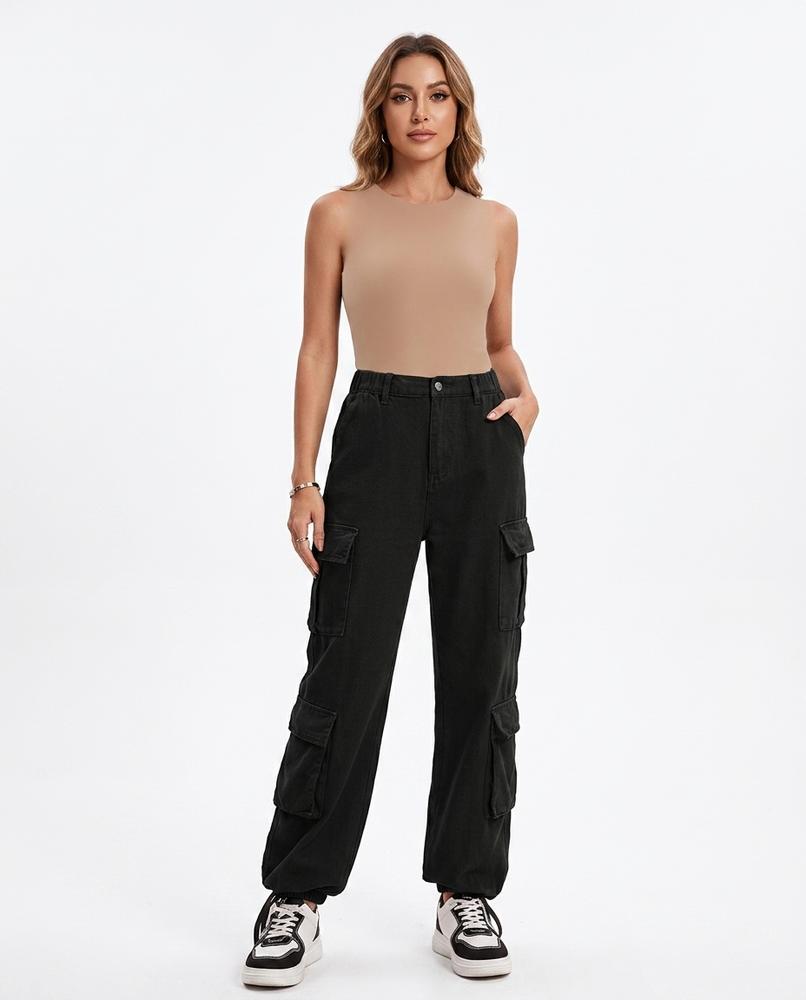 Heidi Outlet - Elsan | Gerade Geschnittene Baumwoll Hose Damen