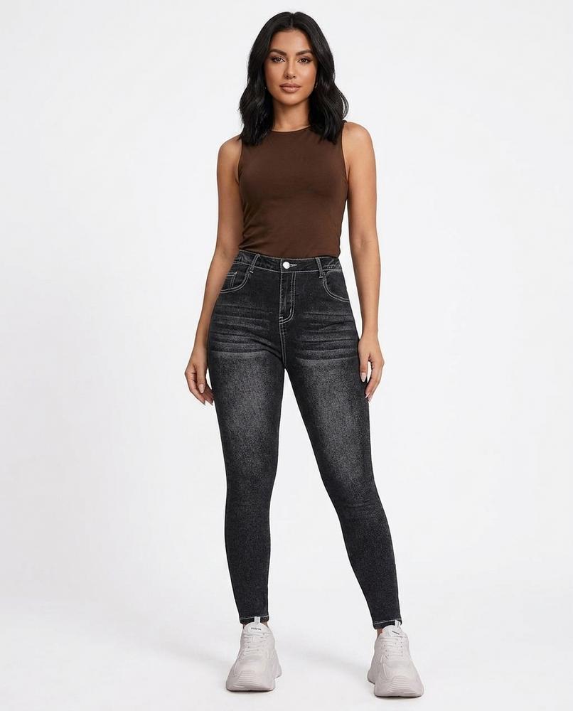Heidi Outlet - Milan | Figurbetonte Gewaschene Hose Damen