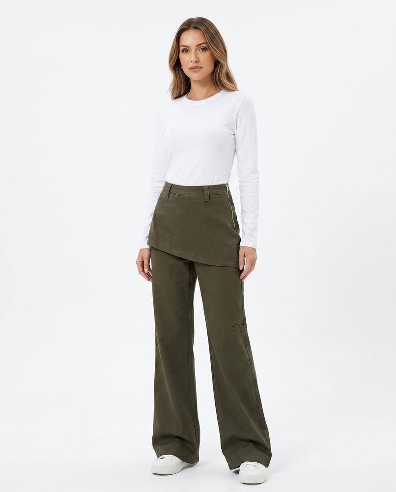 Heidi Outlet - Rodan | Asymmetrische Ausgestellte Hose Damen