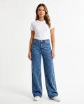 Heidi Outlet - Lelan | Perlenbesetzte Weit Geschnittene Hose Damen