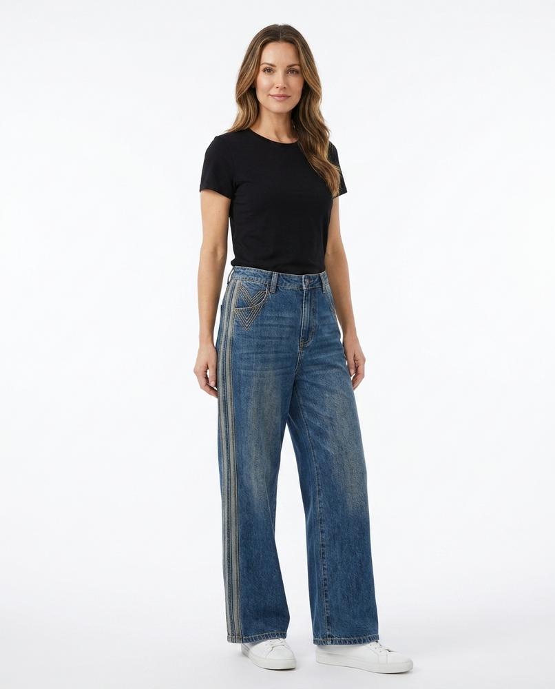Heidi Outlet - Vasel | Weit Geschnittene Baumwoll Hose Damen