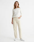 Heidi Outlet - Mimon | Gerade Geschnittene Baumwoll Hose Damen