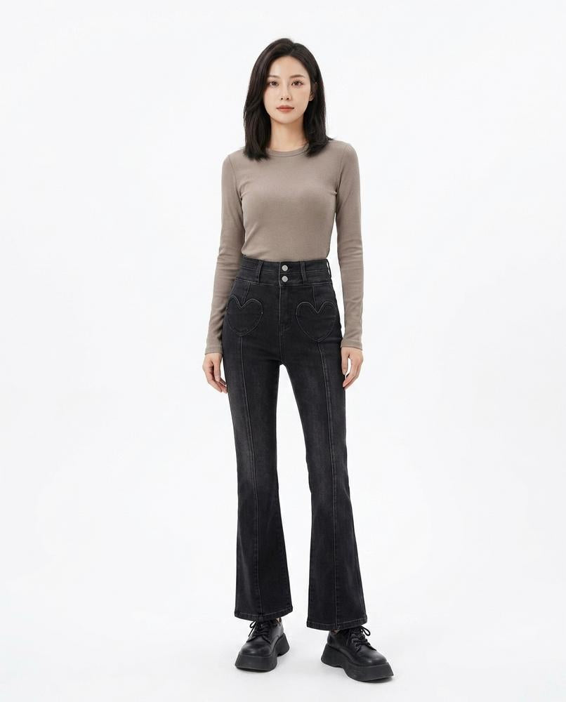 Heidi Outlet - Artor | Ausgestellte Hochgeschnittene Hose Damen
