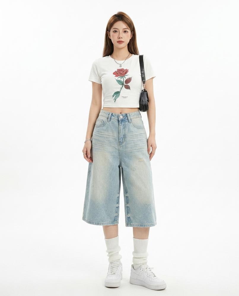 Heidi Outlet - Kasel | Weit Geschnittene Denim Hose Damen