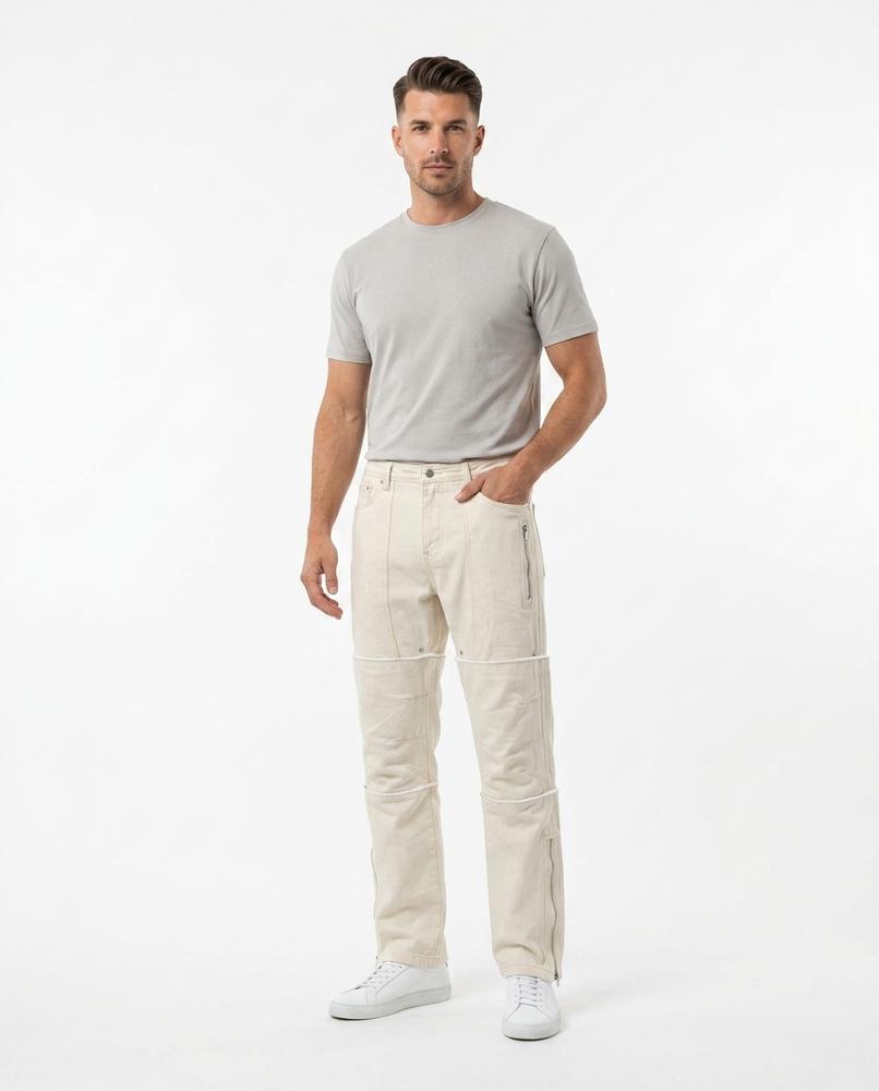Heidi Outlet - Kesel | Gerade Geschnittene Baumwoll Hose Unisex
