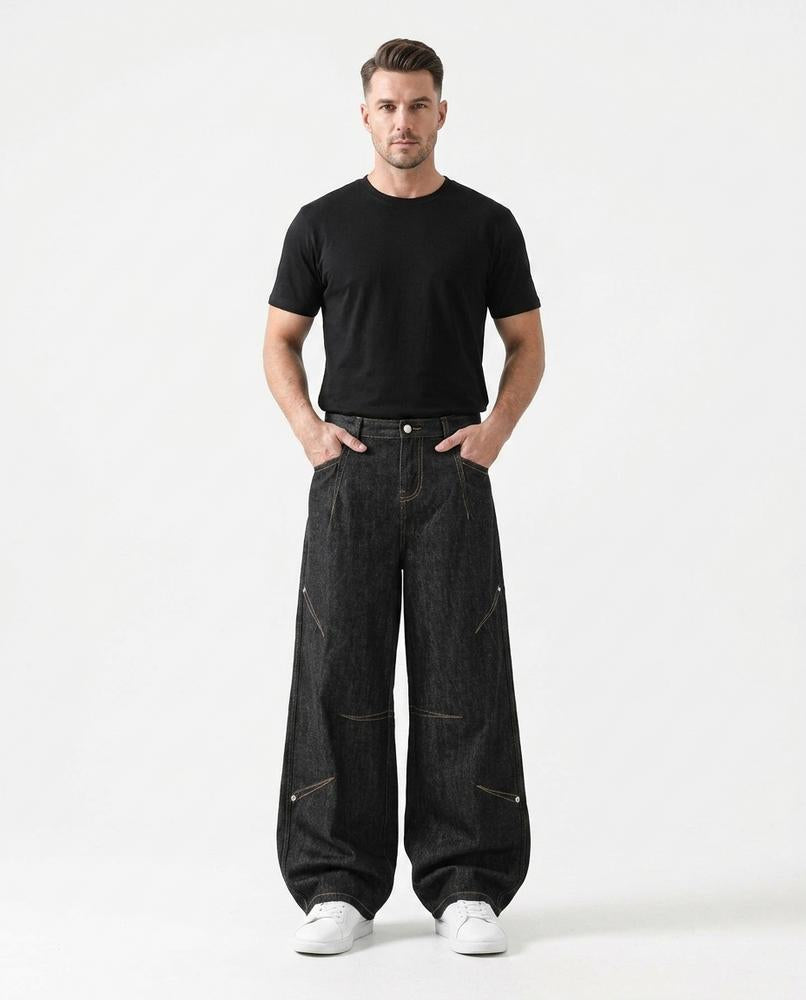 Heidi Outlet - Tivar | Weit Geschnittene Baumwoll Hose Unisex