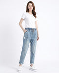 Heidi Outlet - Vesin | Gerißene Karottenförmige Hose Damen