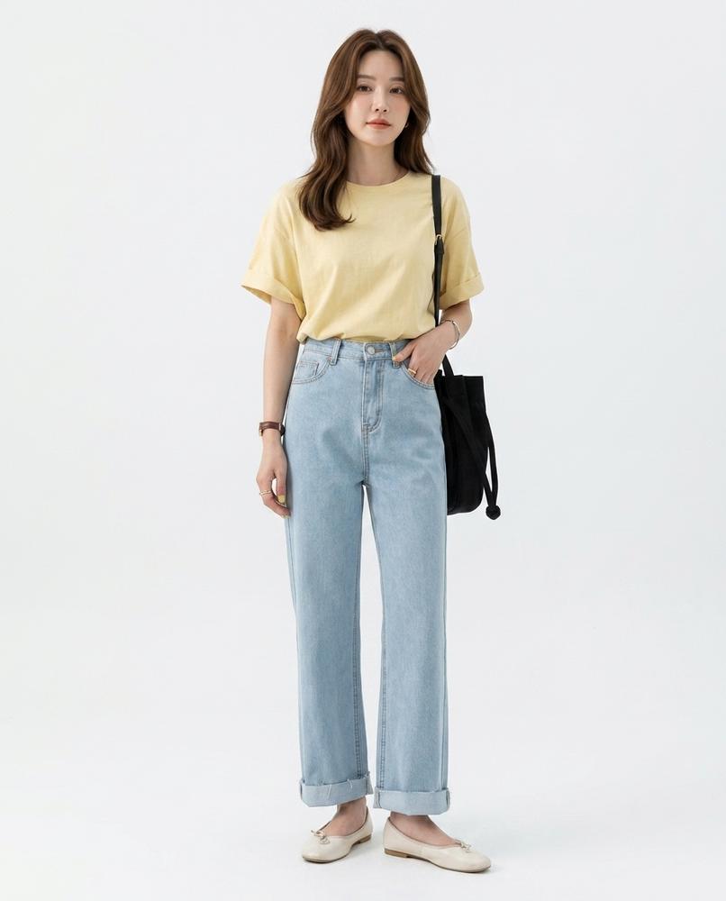 Heidi Outlet - Alvel | Hochtaillierte Gerade Geschnittene Hose Damen