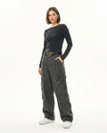 Heidi Outlet - Niven | Weit Geschnittene Gewaschene Hose Unisex