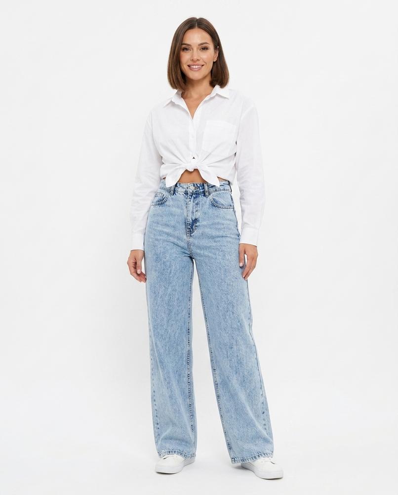 Heidi Outlet - Arzan | Hoch Taillierte Weit Geschnittene Hose Damen