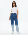 Heidi Outlet - Marev | Hochgeschnittene Farbverlaufende Hose Damen